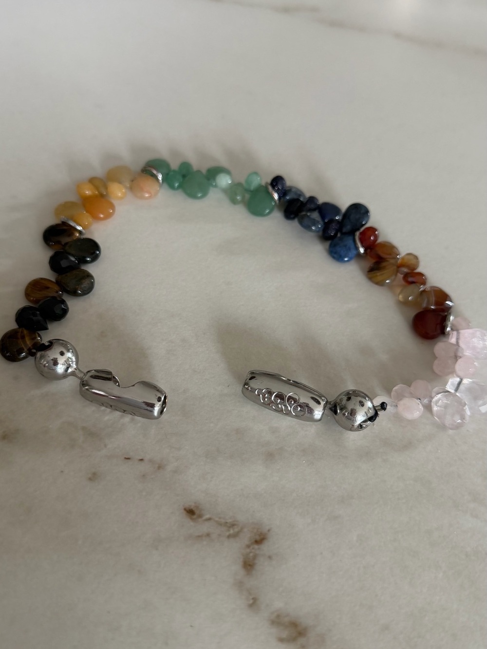 Ossa Multicolor Beaded Gemstone Phone Chain